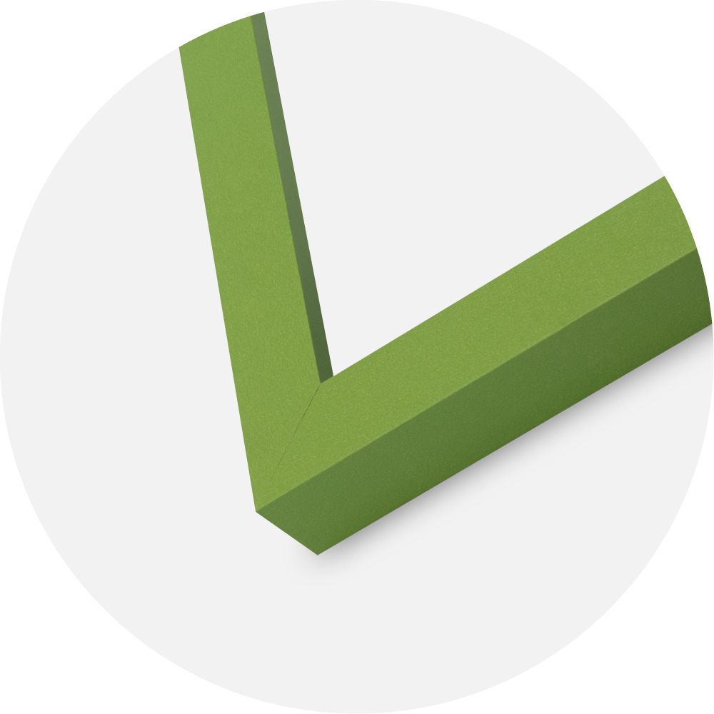 Ramme Selection Akrylglas Lime Green 40x40 cm