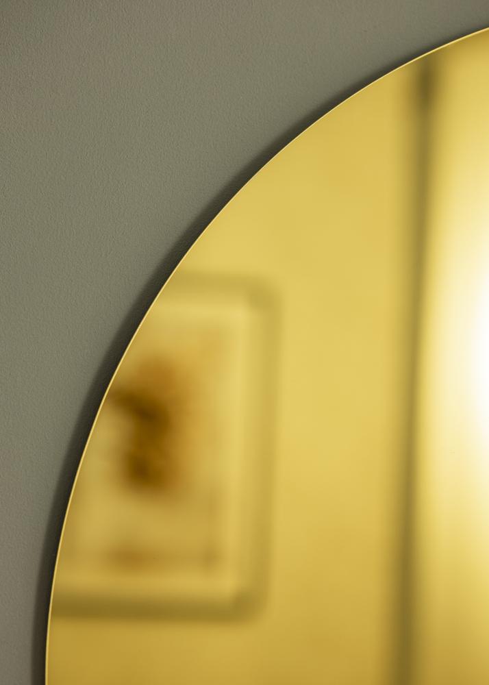 Spejl Rich Yellow 70 cm Ø