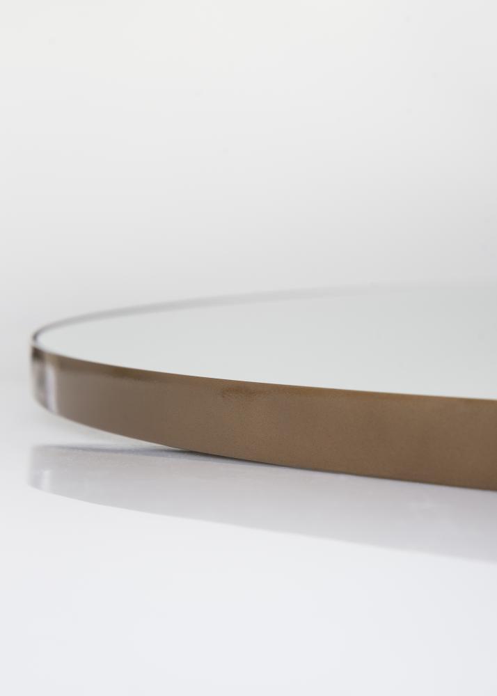 Spejl Antikmessing 110 cm ø