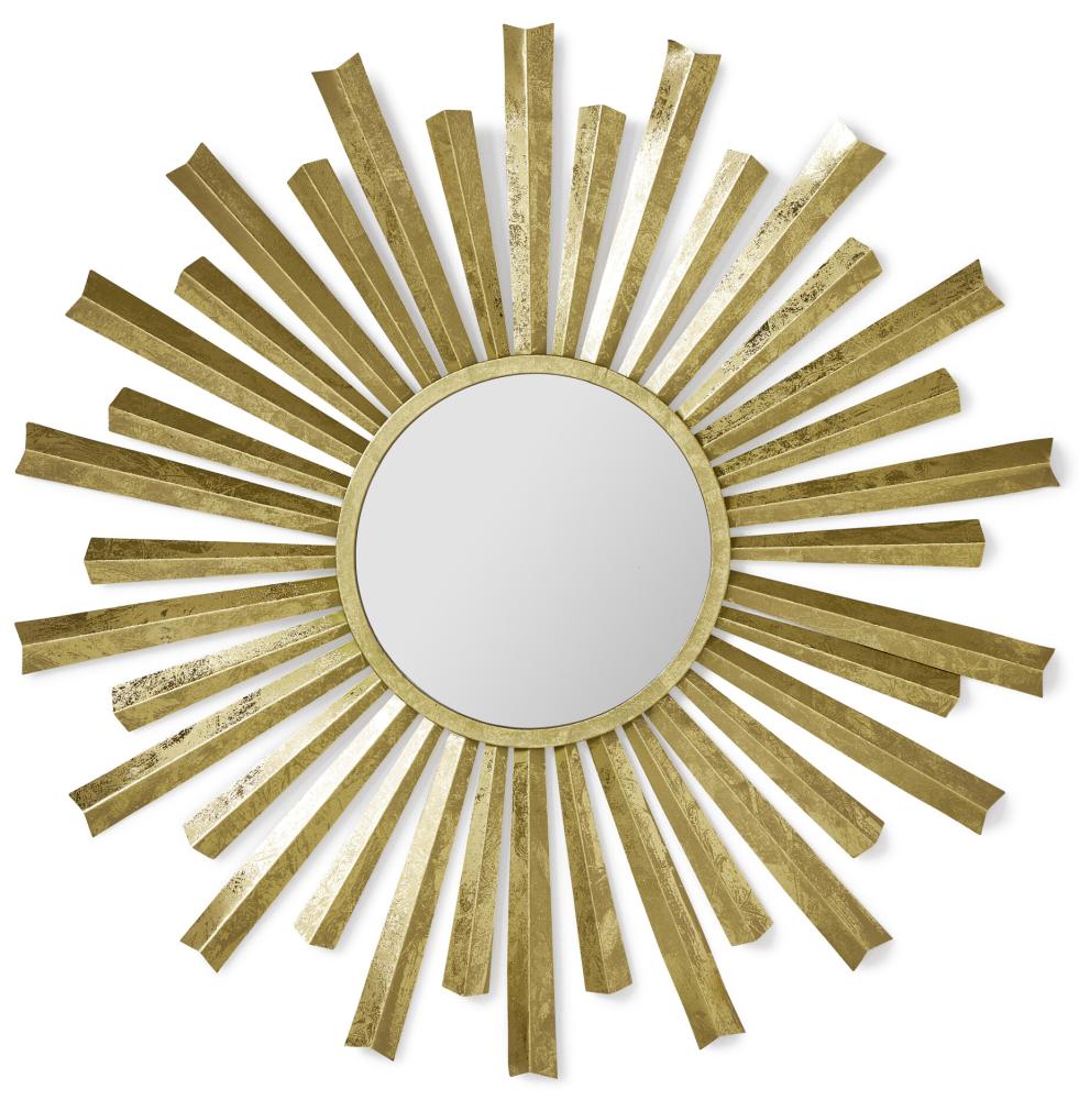Spejl Selin Guld 81 cm Ø