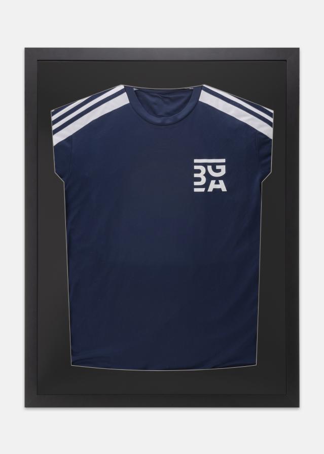 Ramme Jersey Box Akrylglas Sort 60x80 cm