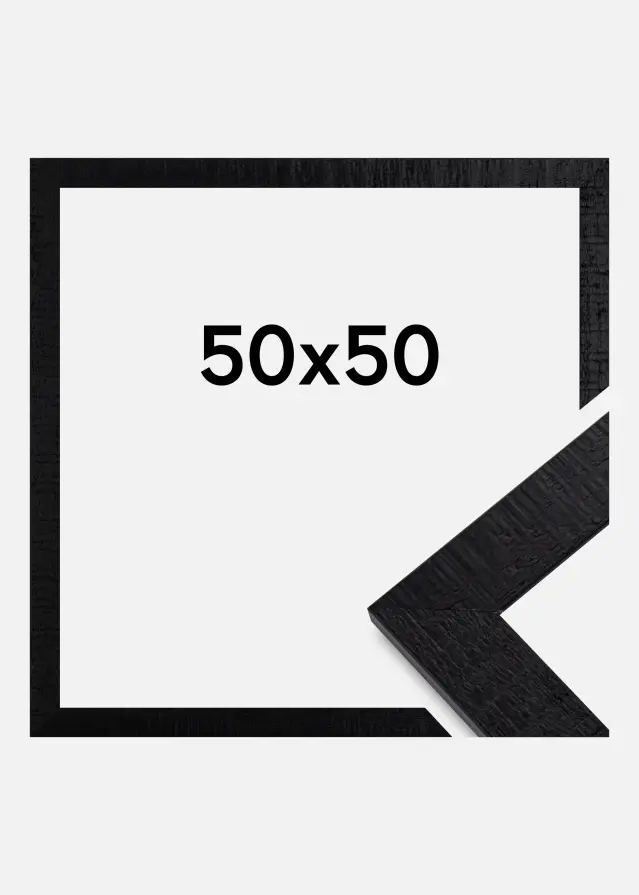 Ramme Home Sort 50x50 cm