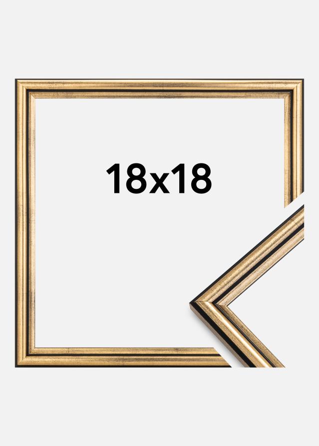Ramme Horndal Akrylglas Guld 18x18 cm