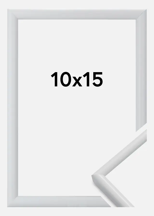 Ramme Galeria Hvid 10x15 cm