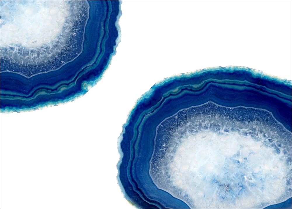 Agate - Mørkeblå Plakat