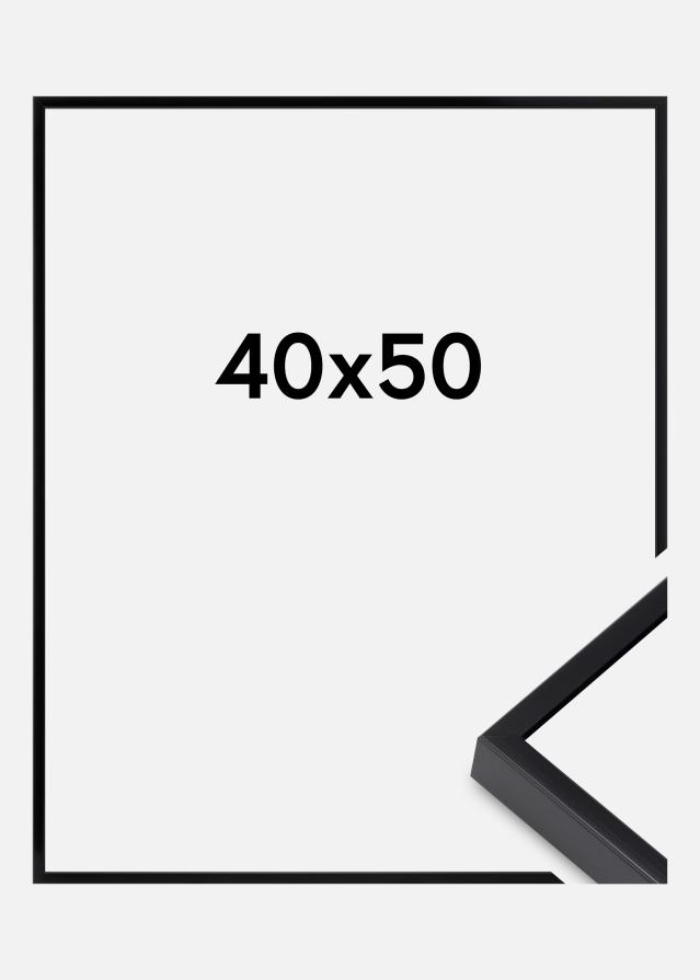 Aluminiumramme Akrylglas Sort 40x50 cm