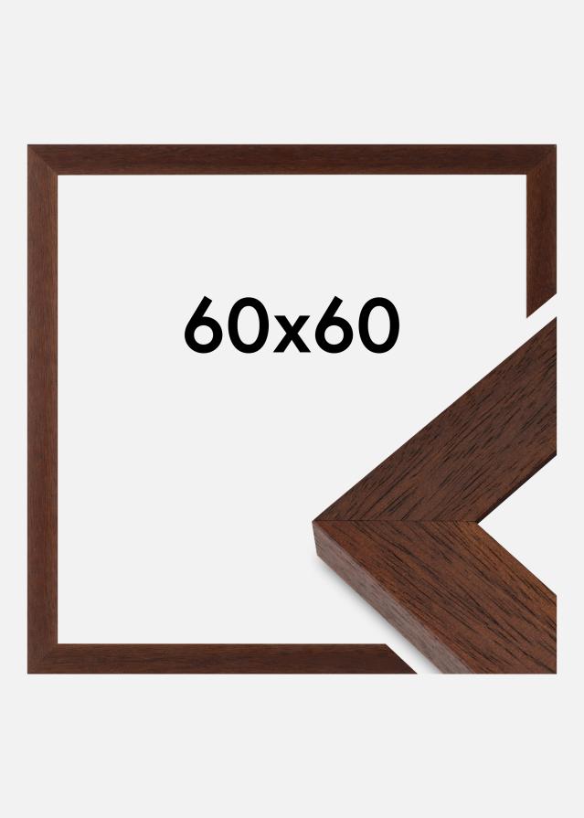 Ramme Juno Akrylglas Teak 60x60 cm