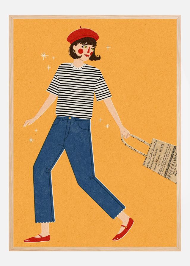 French Girl Plakat