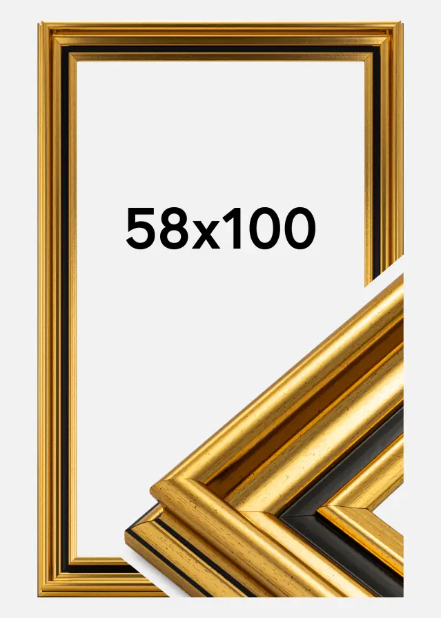 Ramme Gysinge Premium Guld 58x100 cm