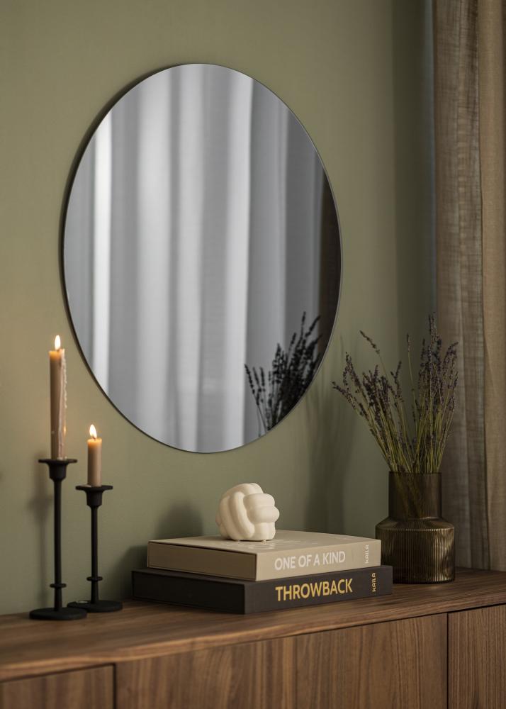 KAILA Rundt Spejl Smoked Grey 70 cm Ø