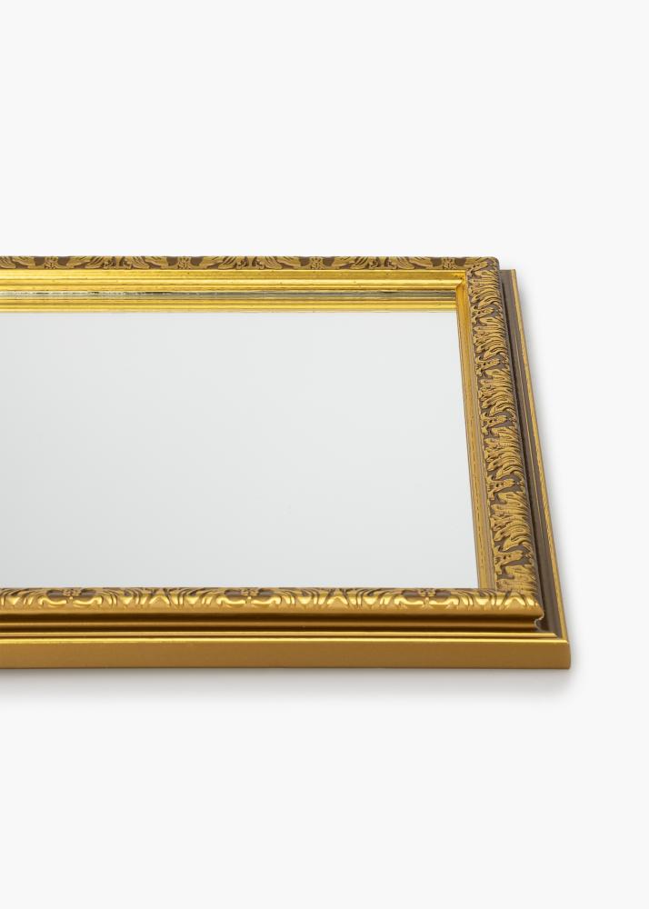 Spejl Nostalgia Guld 85x85 cm