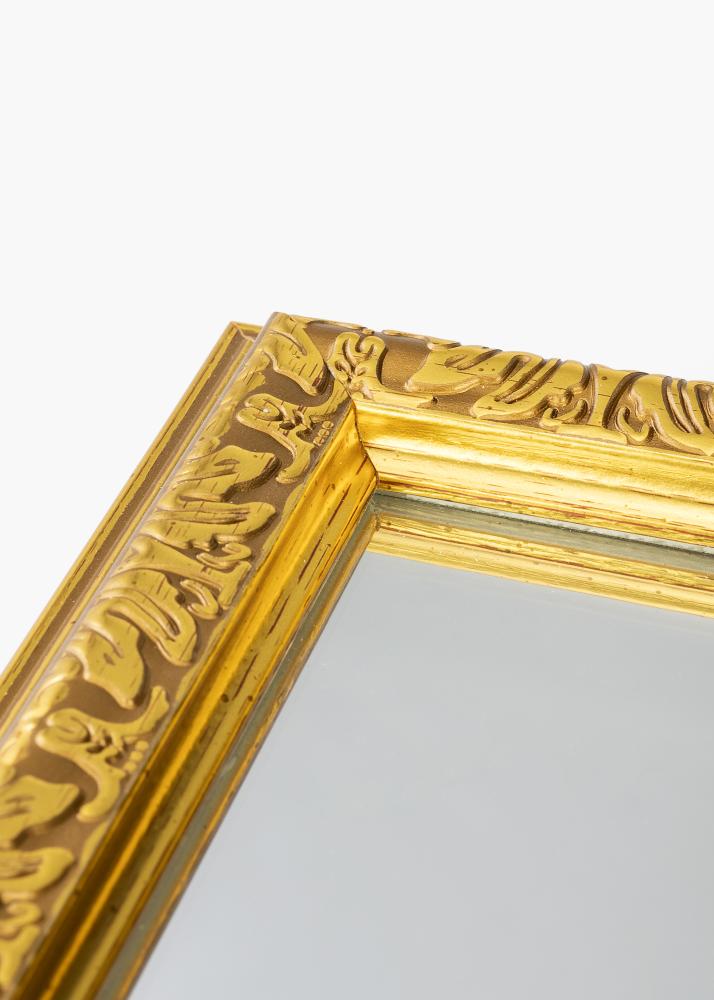 Spejl Nostalgia Guld 85x85 cm