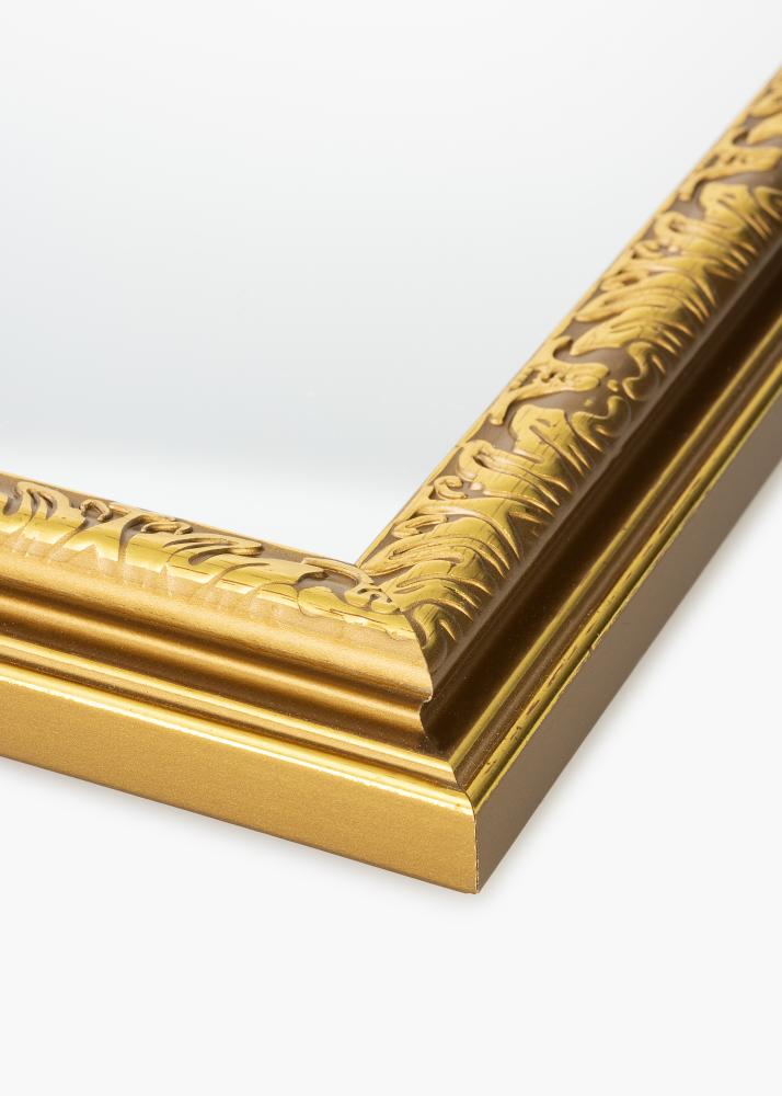 Spejl Nostalgia Guld 85x85 cm