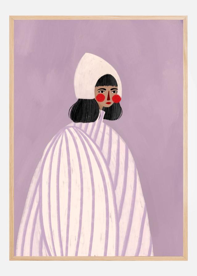 The Woman With the White Hat Plakat