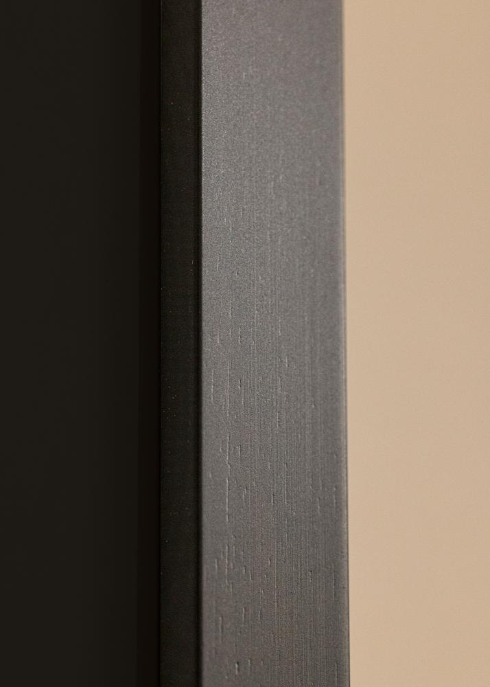 Ramme Black Wood 30x40 cm - Passepartout Sort 21x30 cm