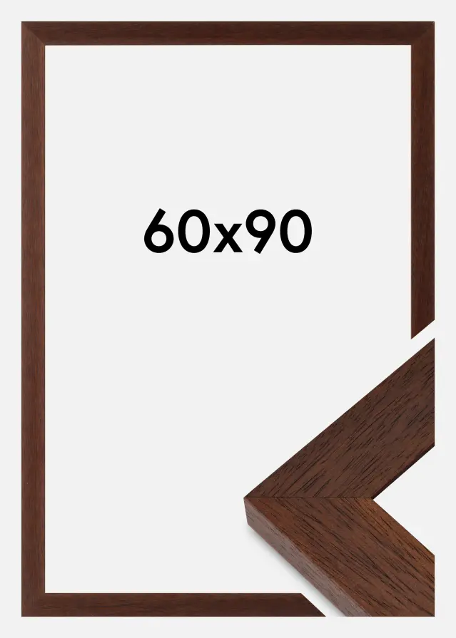 Ramme Juno Akrylglas Teak 60x90 cm