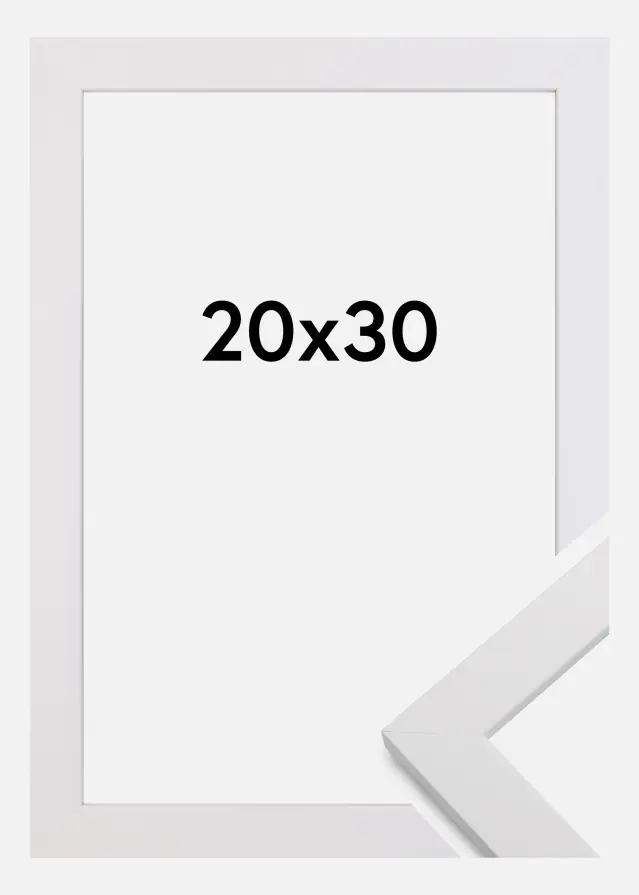 Ramme White Wood 20x30 cm