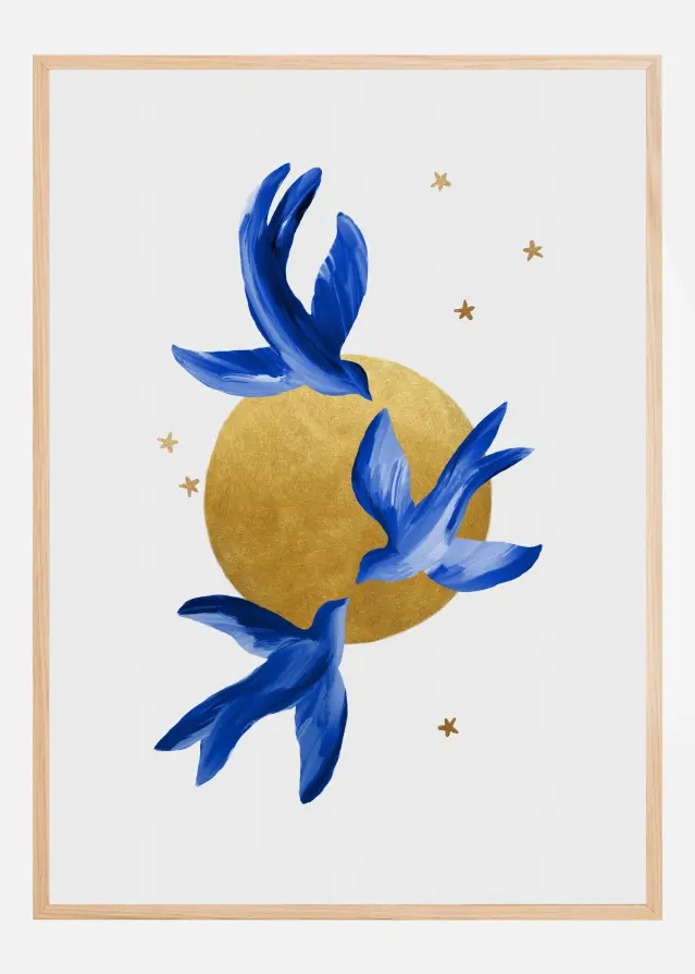 Blue Birds Plakat