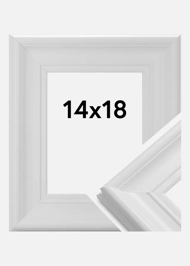 Ramme Mora Premium Hvid 14x18 cm
