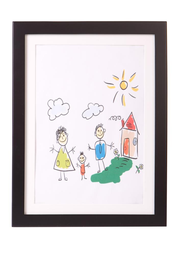 Ramme til tegninger Little Davinci Sort A3