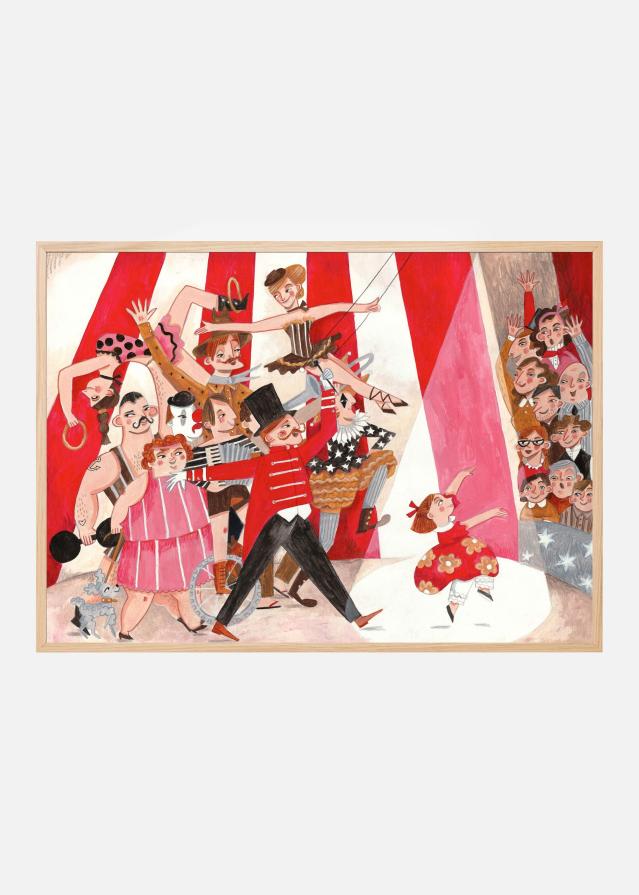 Circus in the city Plakat