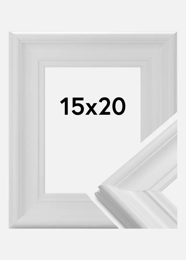 Ramme Mora Premium Hvid 15x20 cm