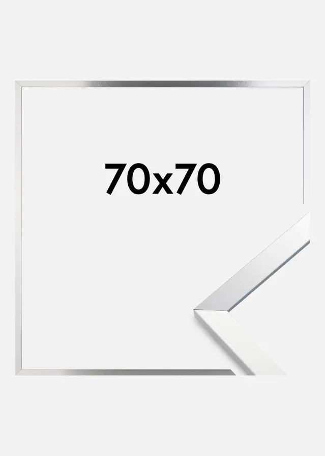 Ramme Trendy Akrylglas Silver 70x70 cm
