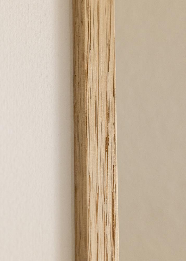 Ramme Oslo Eg 60x60 cm - Passepartout Hvid 50x50 cm