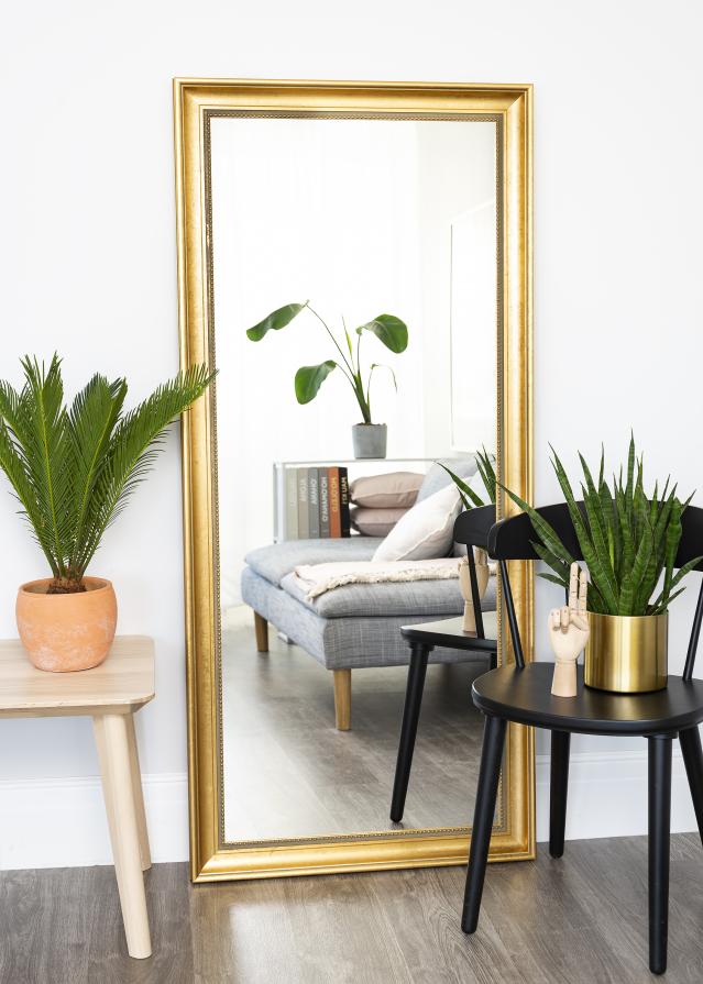 Spejl Baroque Klassisk Guld 75x165 cm