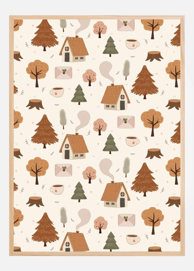Autumn Vibe Texture Plakat