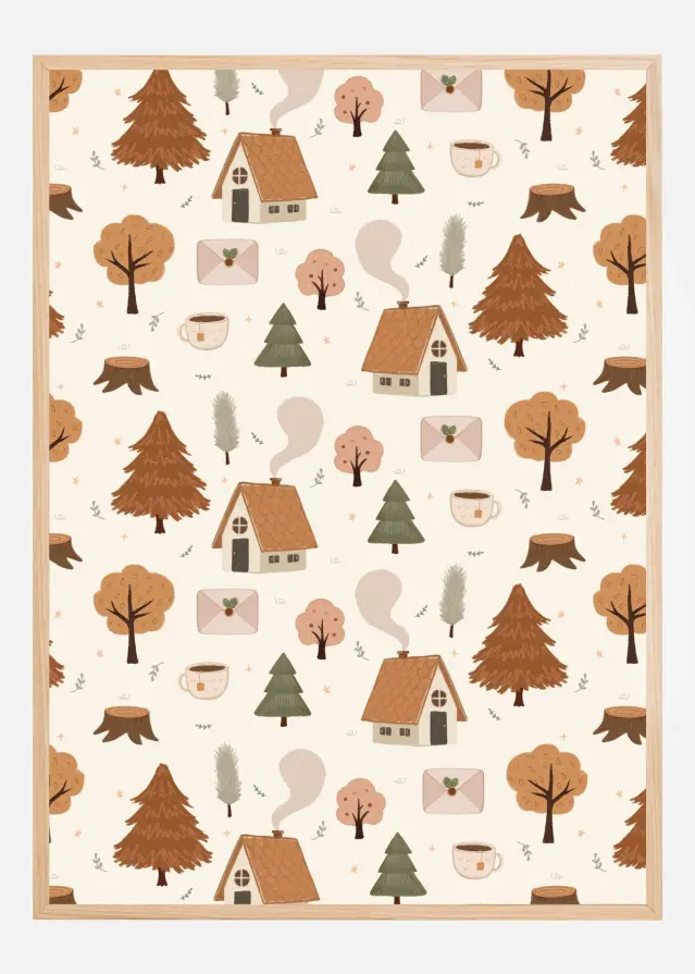 Autumn Vibe Texture Plakat