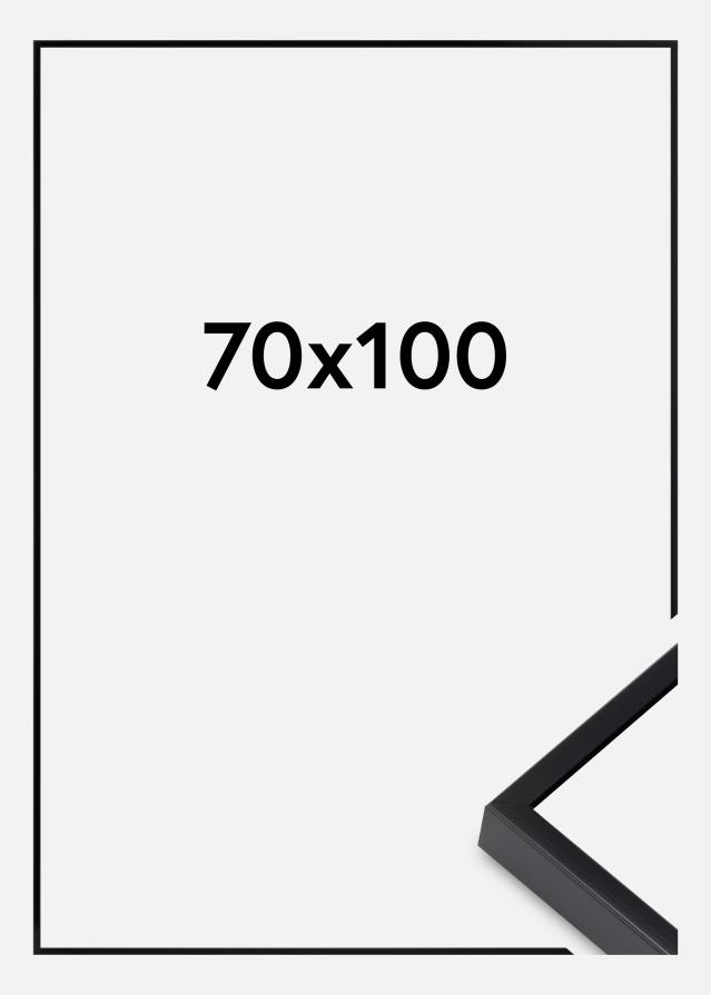 Aluminiumramme Akrylglas Sort 70x100 cm