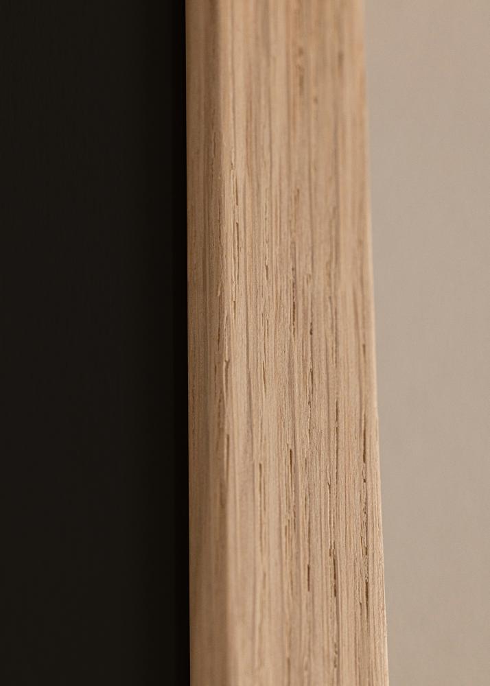 Ramme Oak Wood 70x90 cm - Passepartout Sort 55x70 cm