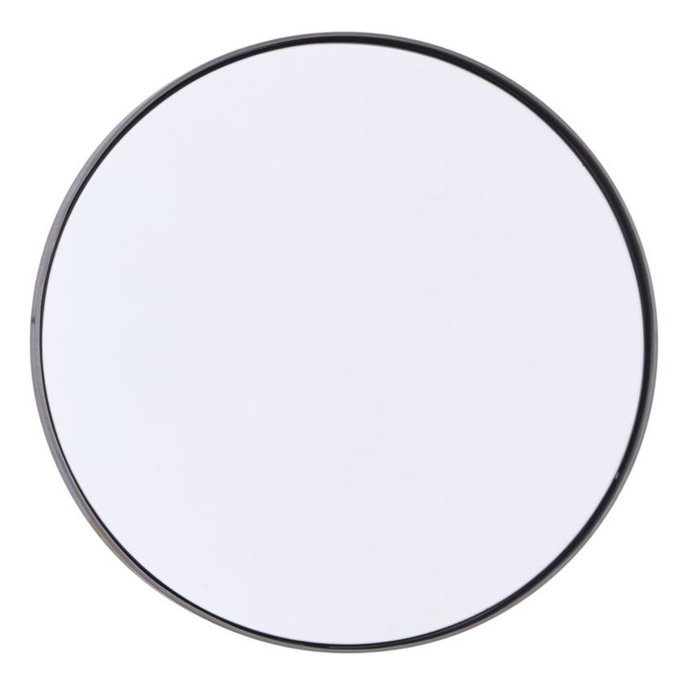 Spejl House Doctor Reflektion Sort 40 cm Ø