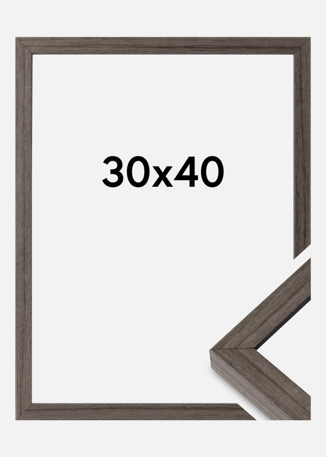 Ramme Hermes Akrylglas Grey Oak 30x40 cm