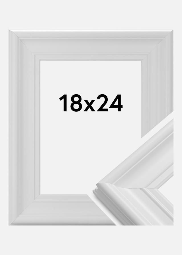 Ramme Mora Premium Akrylglas Hvid 18x24 cm