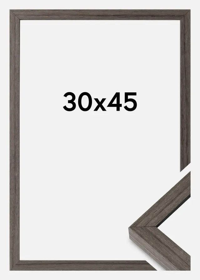 Ramme Hermes Akrylglas Grey Oak 30x45 cm