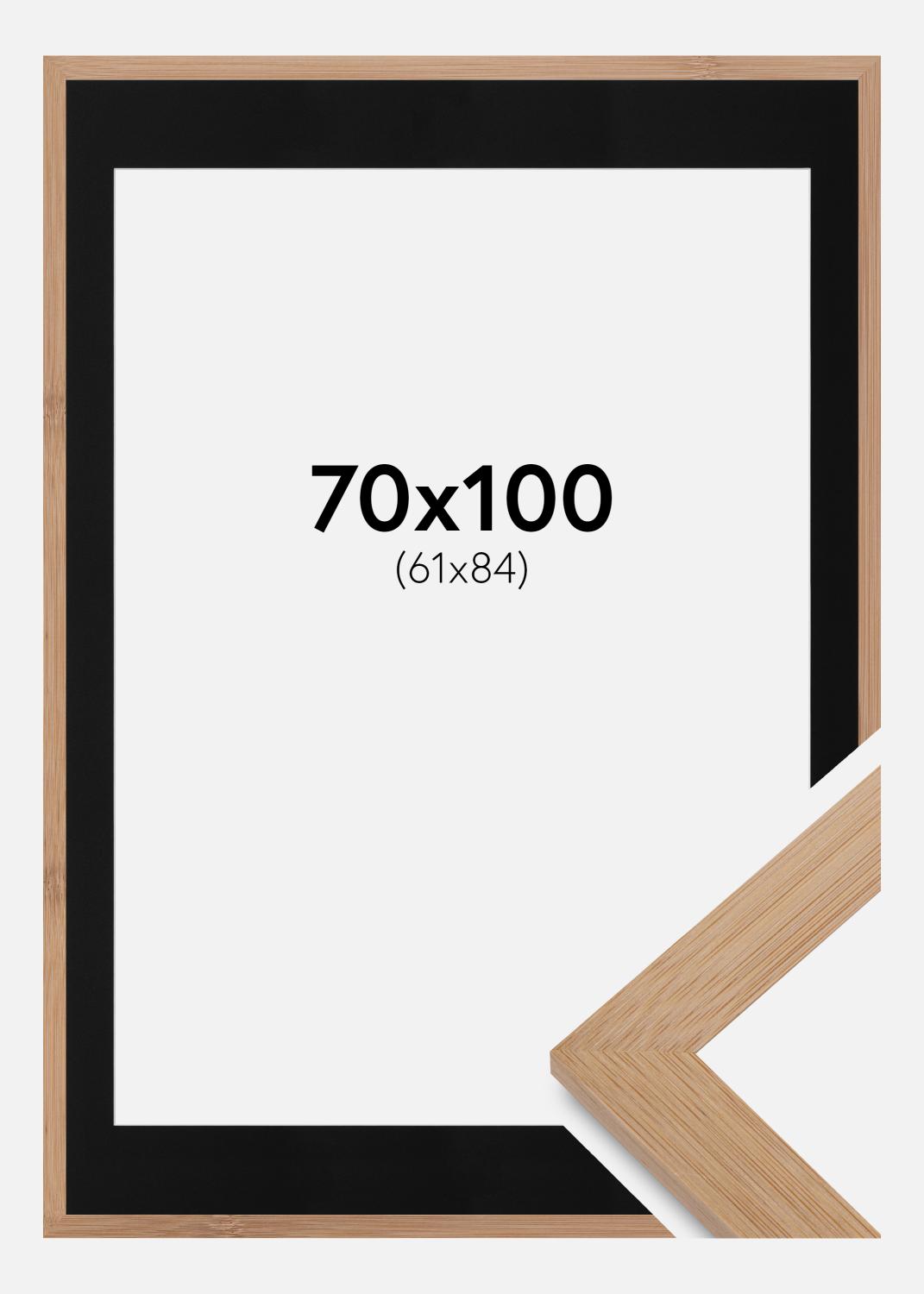 Product Image for Ramme Hoei Bambus 70x100 cm - Passepartout Sort 62x85 cm