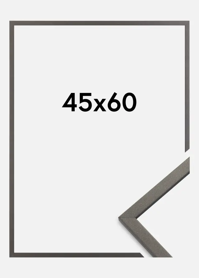 Ramme Edsbyn Grafit 45x60 cm