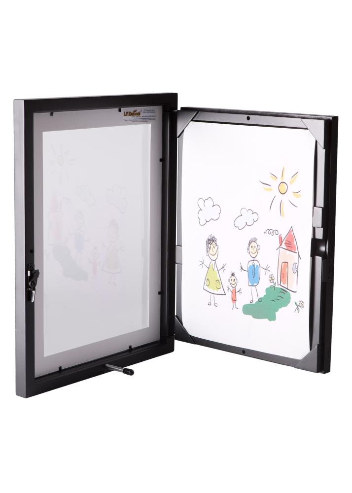 Ramme til tegninger Little Davinci Sort A3