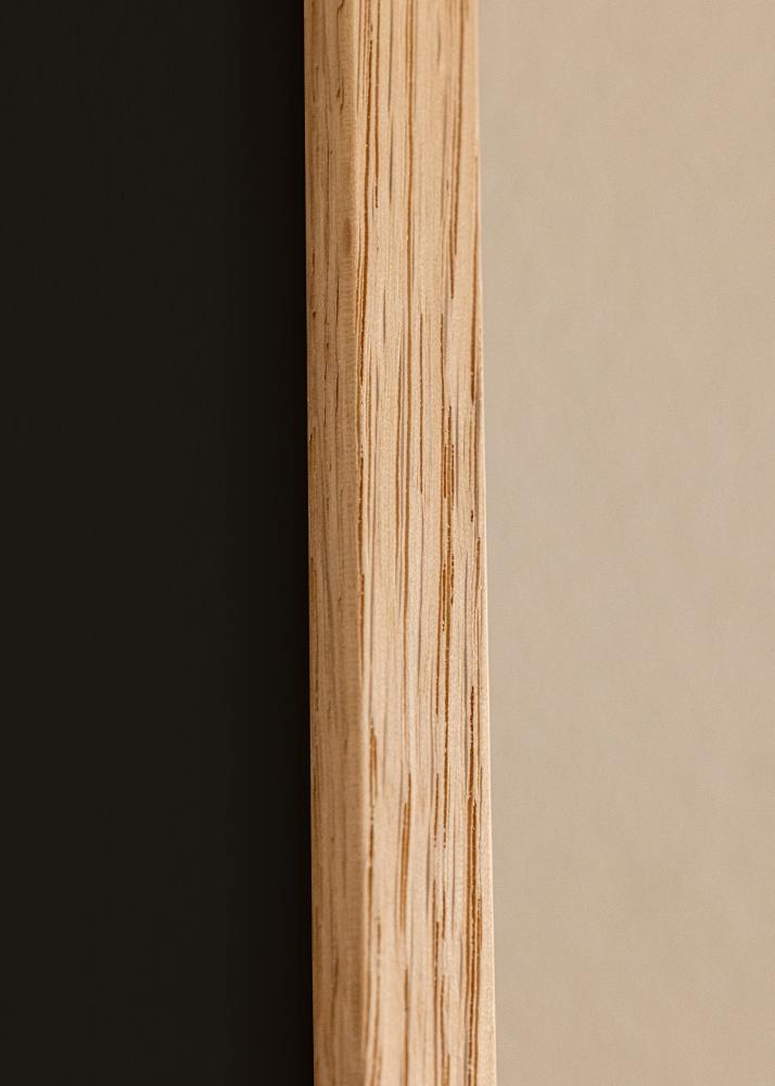 Ramme Oslo Eg 40x50 cm - Passepartout Sort 30x40 cm