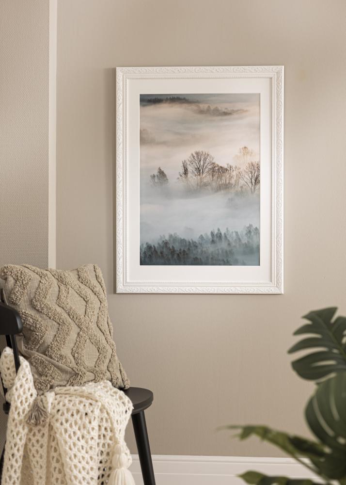 Ramme Barock Hvid 30x40 cm