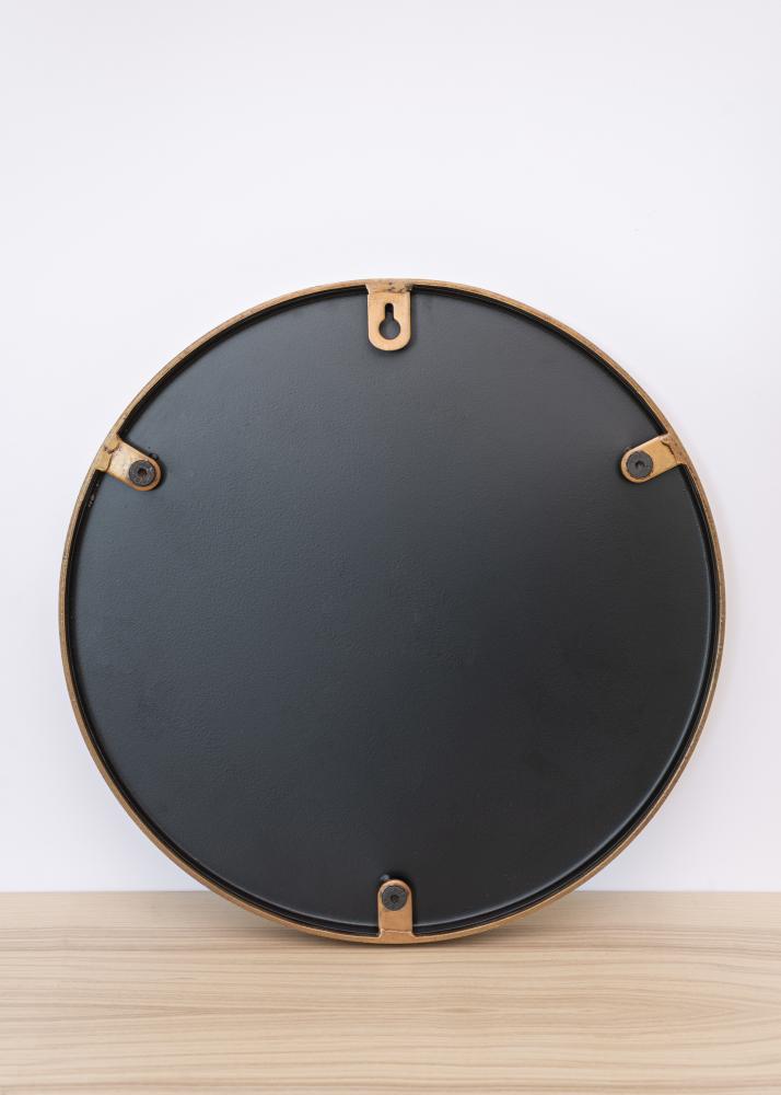 Spejl House Doctor Reflektion Antik Messing 30 cm Ø