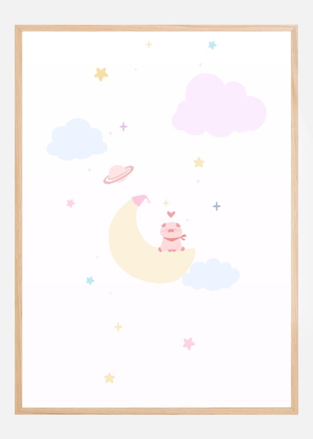Pig On the Moon Plakat