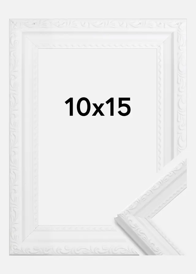 Ramme Abisko Hvid 10x15 cm
