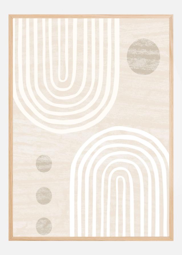 Boho in buff Plakat