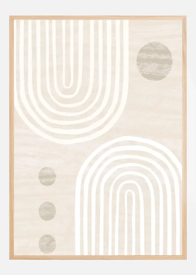 Boho in buff Plakat