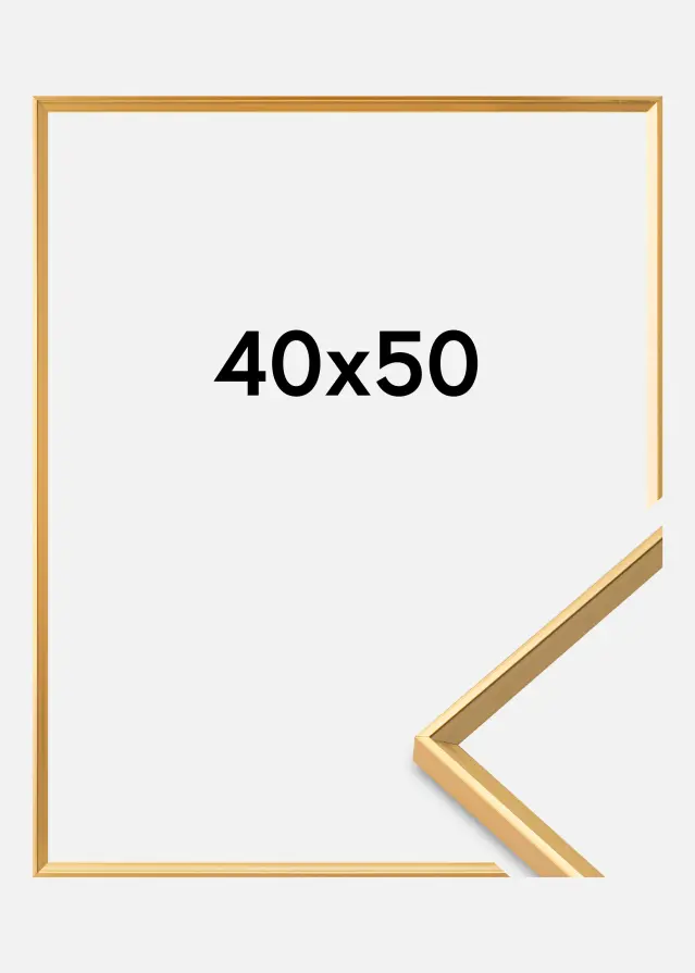 Ramme Desire Akrylglas Guld 40x50 cm