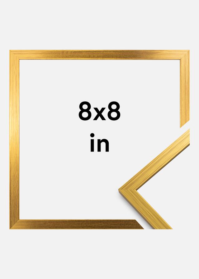 Ramme Edsbyn Guld 8x8 inches (20,32x20,32 cm)