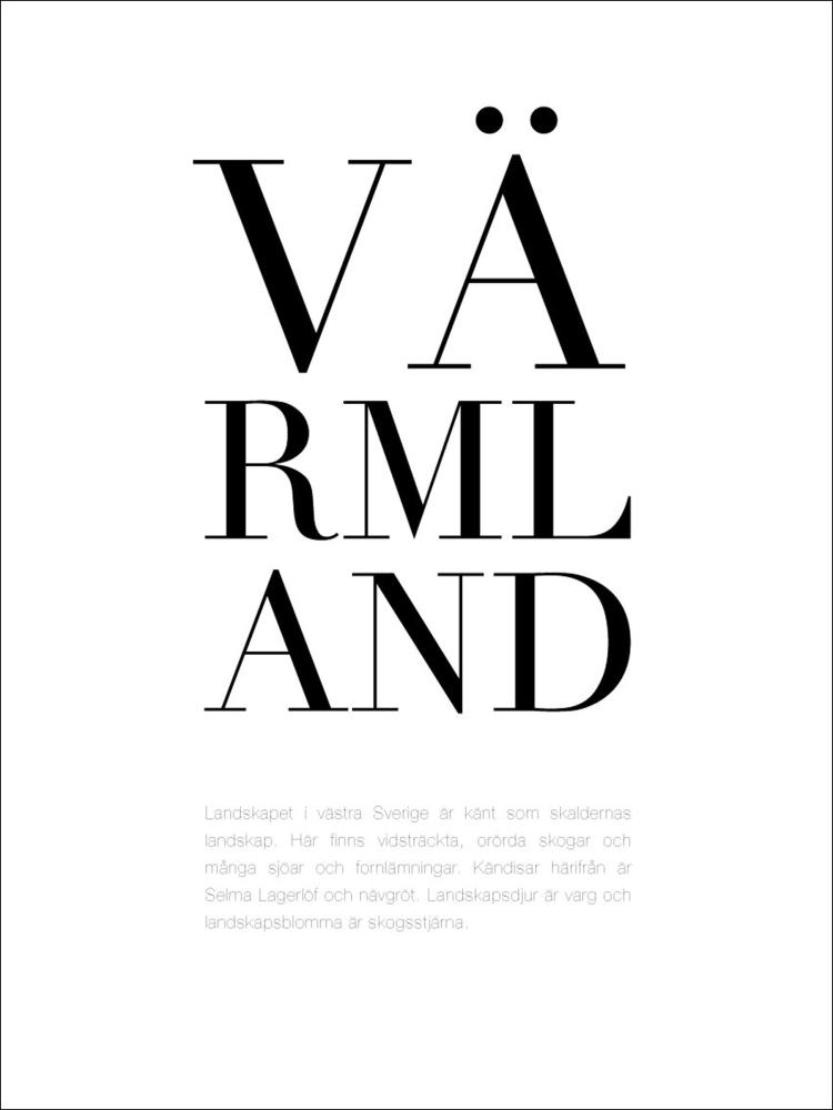 Värmland Plakat